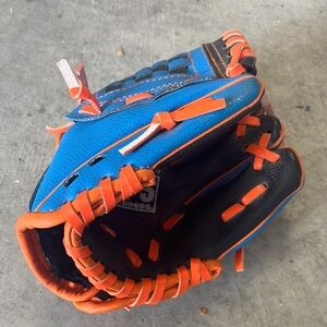 Blue and Orange Baseball Glove Kids